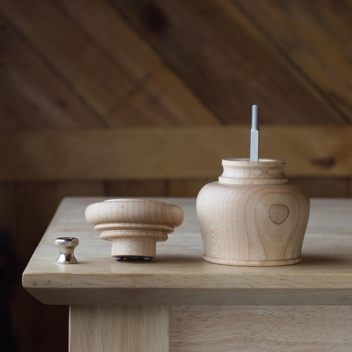 Salt Grinder - Maple wood - 3.5 inch